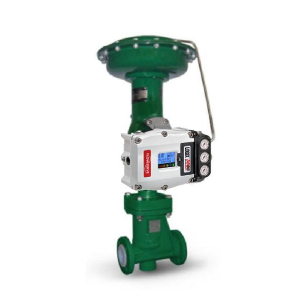 Vanne papillon chinoise avec le positionneur de valve de 3800 de Flowserve Logix
