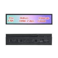 VETO Tamaño personalizado Estante de borde señalización digital barra ultra delgada extendida pantalla de LCD monitor de publicidad