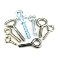 Pour la mesure en INCH, les crochets pour les yeux en acier inoxydable à finition nickel M4*10