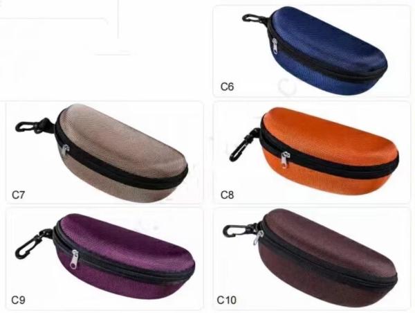 2024 soft zipper spectacles cases for sunglass and sports goggles from manufacture