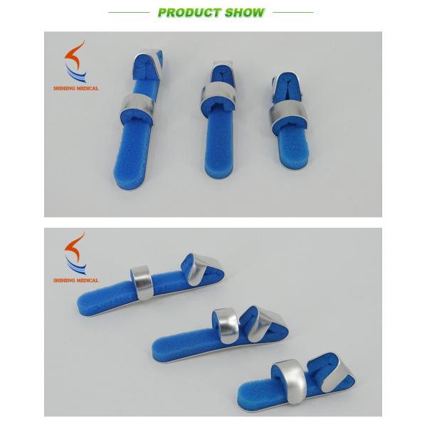 New type aluminium alloy white and blue finger splint manufacturer