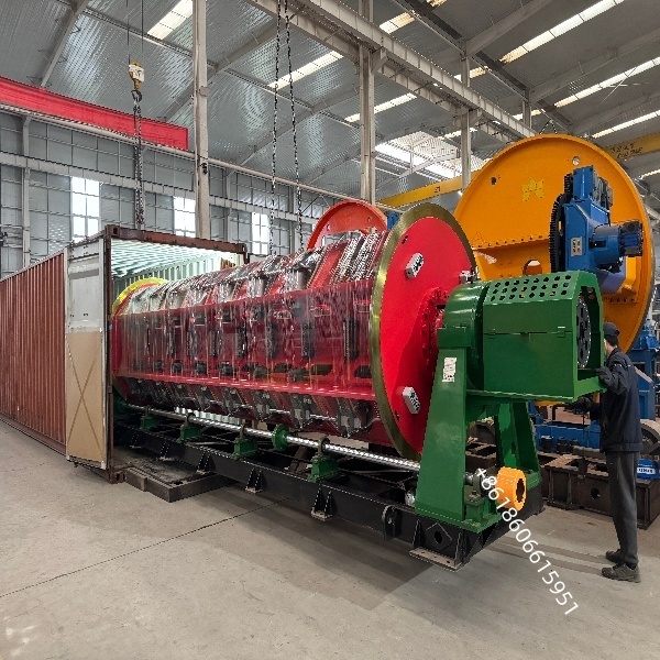 Uniform Tension Control Rigid Type Copper Wire Armoring Machine 630/24