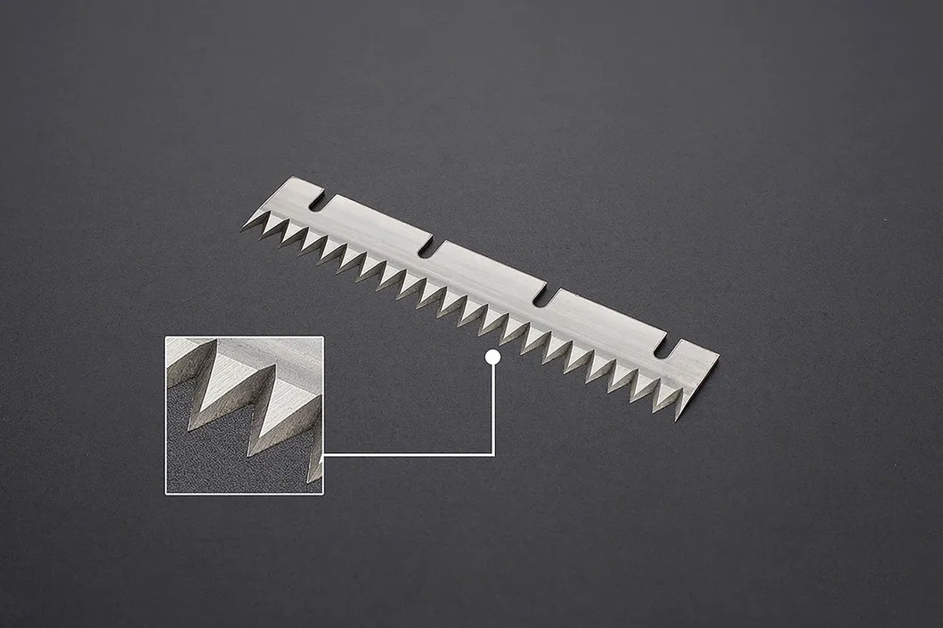 Plastic Paper Cutting Knives Teeth Cutting Blade Packaging Serrated Teeth Saw Blade