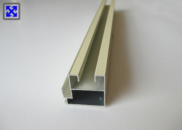 Russia Design Cream Color Aluminium Wardrobe Door Frame Powder Coating