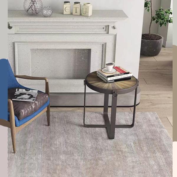 Luna Cross Marble Top Nordic Coffee Table Round Unique Stunning Stylish