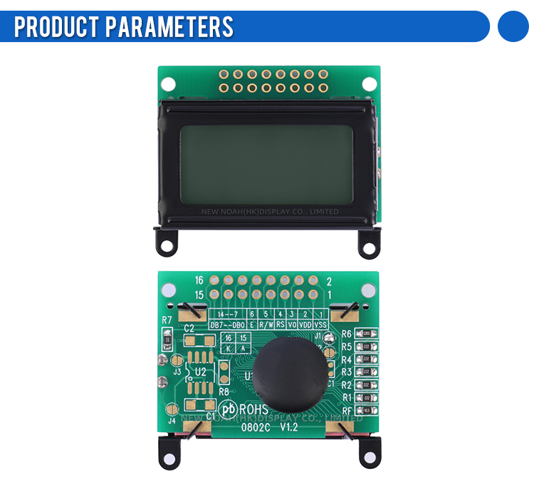 Persian Gray Film 0802C LCD Parallel Display 51 Microcontroller Stm32