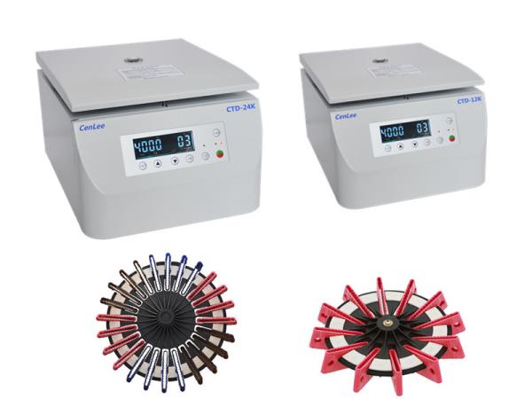 CTD-24K Table Top Low Speed Gel Card Centrifuge Motor DC Brushed motor 24 Cards Blood Card Centrifuge for Lab and Hospital
