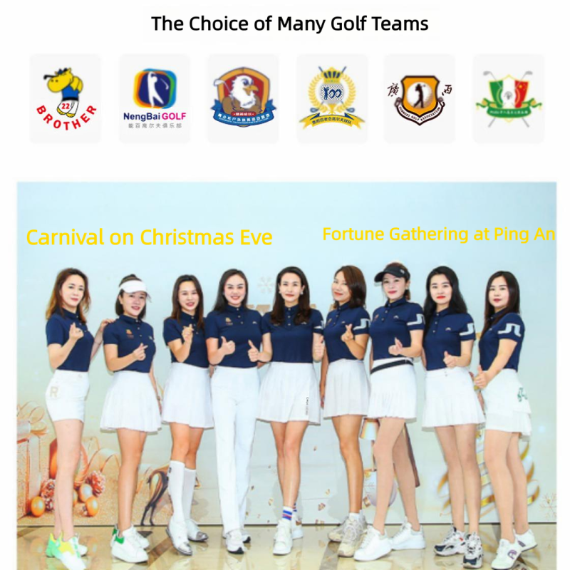 Men's High Stretch Polyester Spandex Golf Long Sleeve Top OEM Custom Sport Apparel