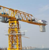Máquina de construção torre de topo plano guindaste 70m Jib comprimento