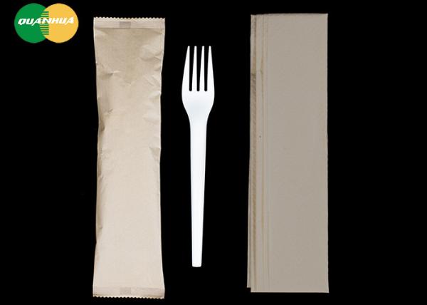 Disposable Plastic Knife Fork PLA Cornstarch Cutlery For Fast Food