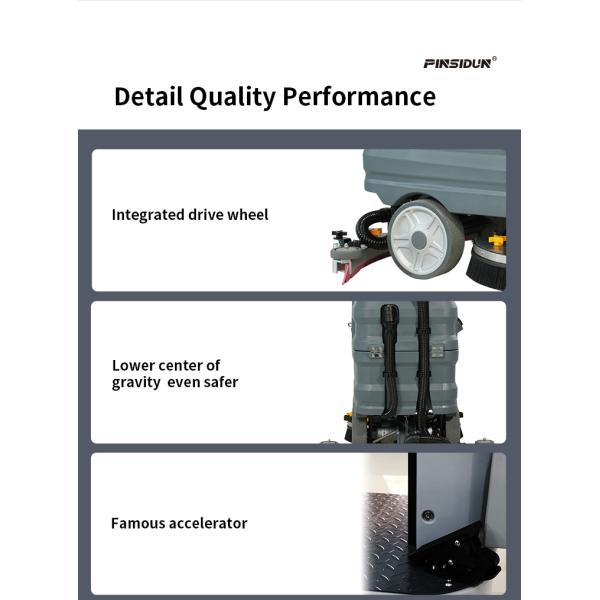 ODM Ride On Floor Scrubber Dryer Warehouse Floor Cleaner For Hospital