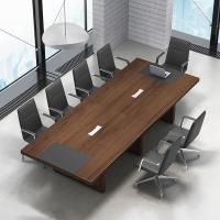 Superfície de pintura clássica Conferência grande Mesa longa 12 pessoas Mesa de reuniões
