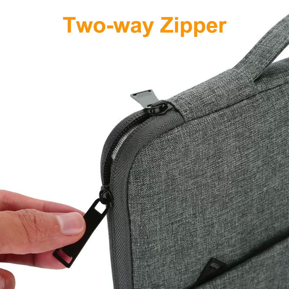 Laudtec Waterproof Business Laptop Bag Dual - Zipper 13-15.6 Inch Simple Functional Large Capacity Lightweight Travel Bags Dnb98 Wholesale OEM/ODM/Private Label