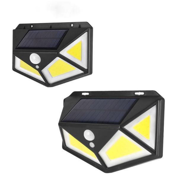 Smart Solar Fence Wall And Post Light Solar Motion Sensor Fence Lights Garden Portable