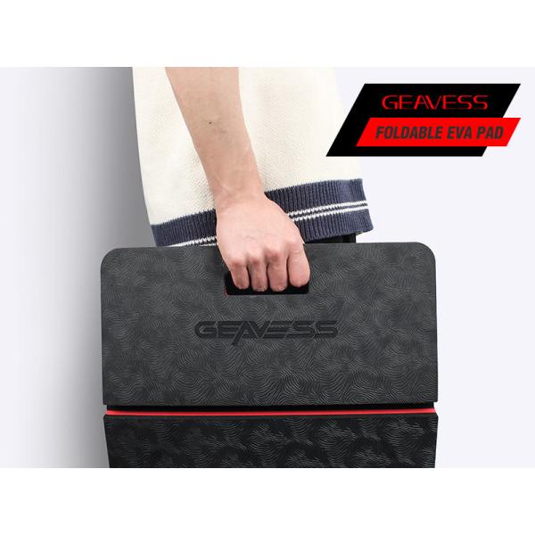 Non-slip EVA Car Mats Thick Kneeling Pad Foldable Knee Cushion for Garden Work BLACK