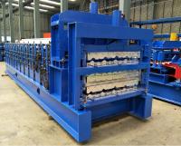 Tres Plc de la máquina de la formación de hoja del tejado de la capa 0.3m m