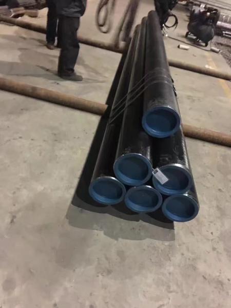 Black Paint Surface Carbon Steel Seamless Pipe ASME B36 P355NL2/1.1106 Long Lifespan