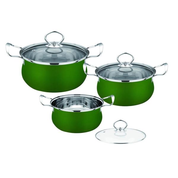 Ss410 # Stainless Steel Non Stick Cookware , Home Kitchen  Pan Set ECO - Friendly