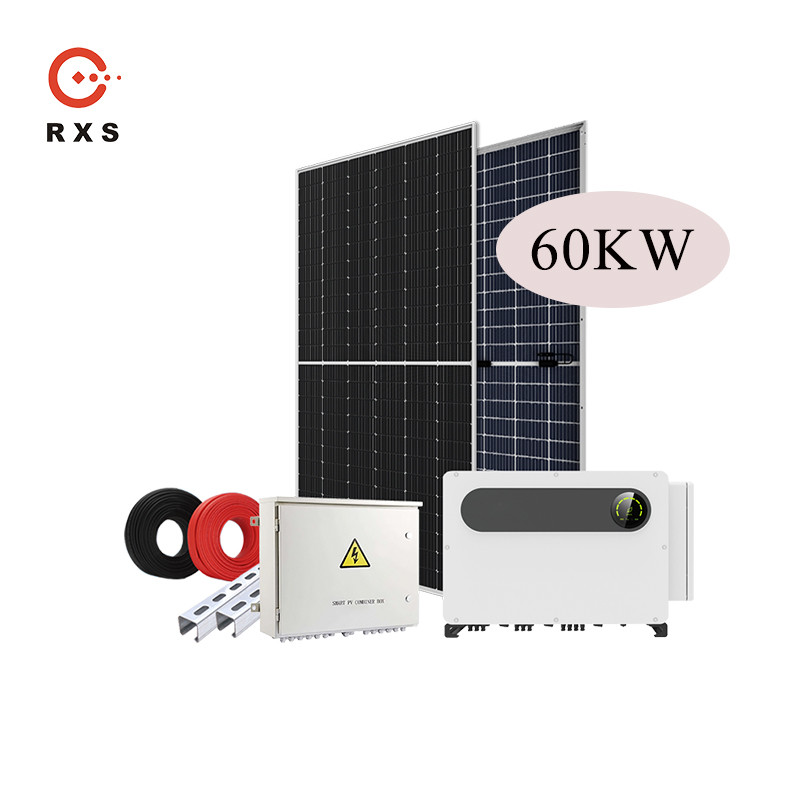 Завершите хранение солнечной энергии на гибридной солнечной системе 60KW 100KW 1MW решетки
