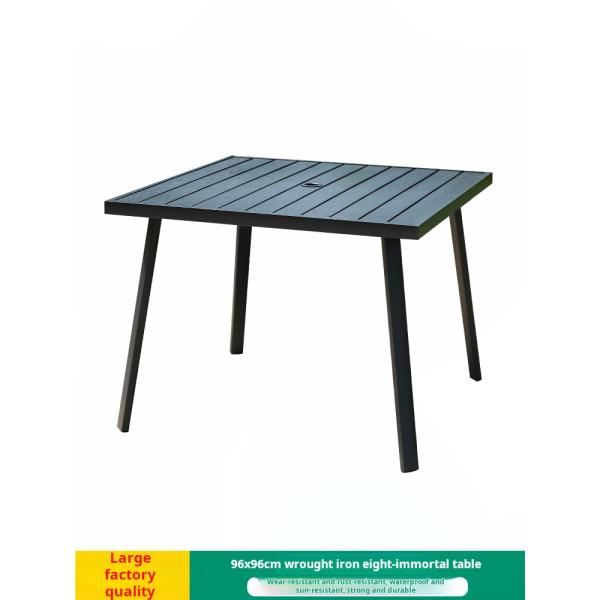 Aluminium Frame Terrace Furniture Waterproof Rattan Chair Set For Outdoor Dining Room