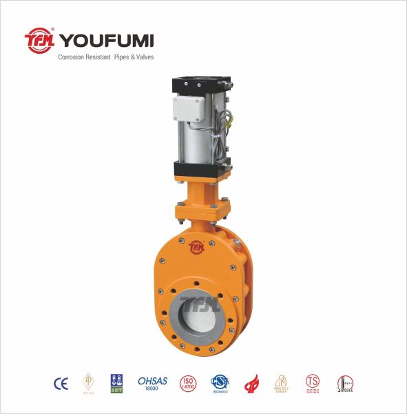 Ceramic Pneumatic Knife Gate Valve