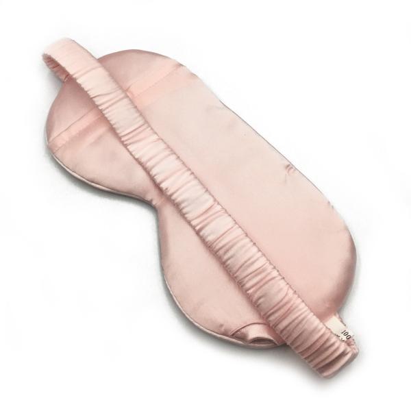 USB heated silk eye mask adjustable temperature control custom embroidery printing LOGO