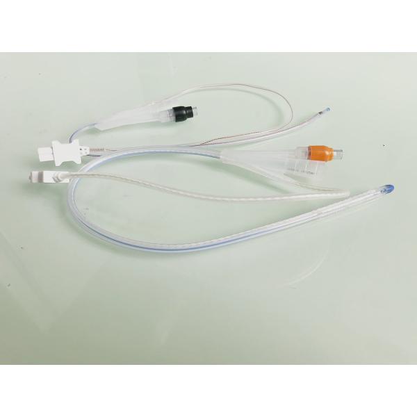 Transparent Smooth Silicone Temperature Probe Foley Catheter 400mm Length