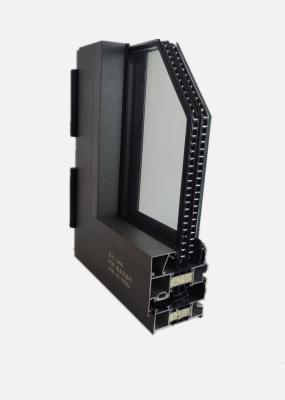 Alumínio Triple Galzed Tilt Turn Side Hang Window para quarto para isolar Profil de isolamento térmico