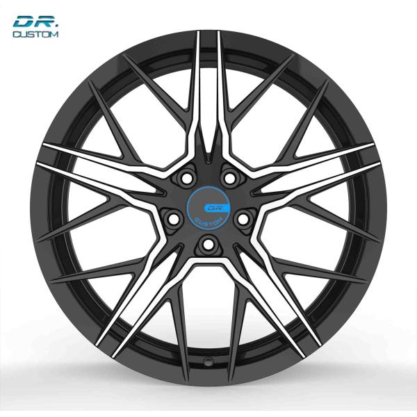 Roues forgées faites sur commande ET48 de PCD 5-130 jantes noires de Gunmetal de