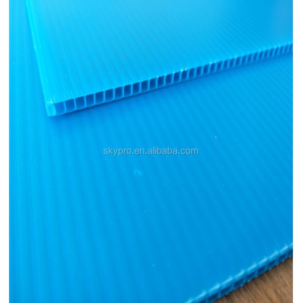 Custom Size Recyclable Waterproof PP Plastic Corrugated Sheet for Box Packaging
