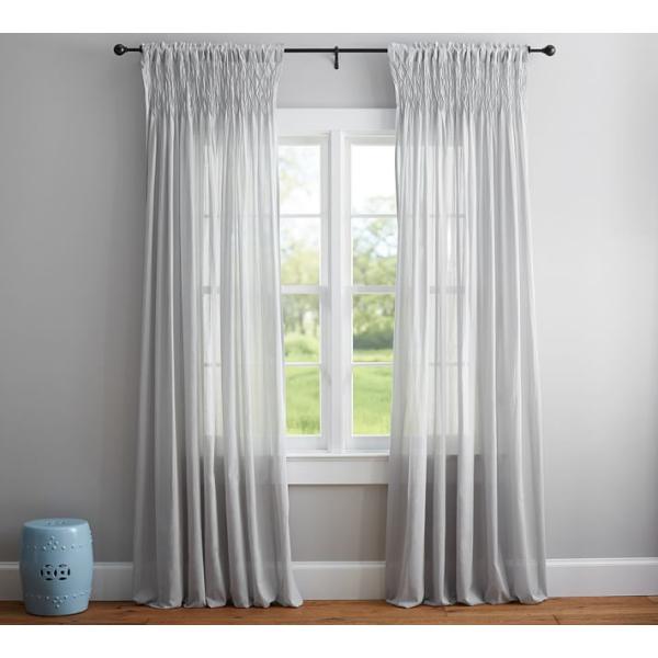 Fashion Organic Drape Modern Window Curtains Plain Style Color Customized