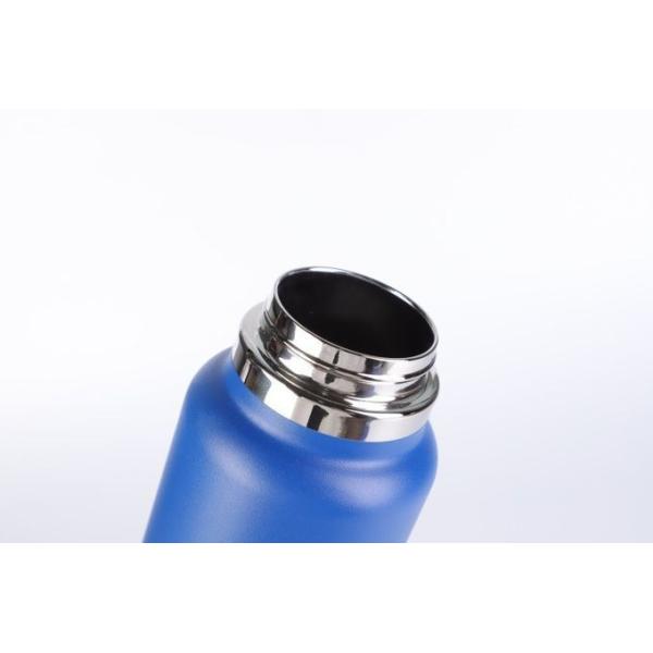 BPA Free Double Wall Standard Mouth Vacuum Insulated Drink Sport Stainless Steel Powder Coated Water Bottle Custom Logo
