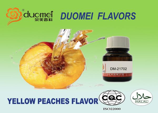 Fresh Tasty Sweet Juicy Peach Soft Drink Flavours 3 Years Shelf Life