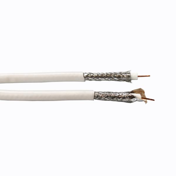 Tinned Copper 1000ft Outdoor Coaxial Cable , 1 Core 50ohm High Power Coaxial Cable