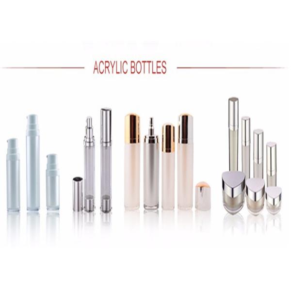 Бутылки лосьона оптовой роскошной бутылки заботы кожи пластиковые упаковывая пустой лосьон Акрылик бутылки заботы кожи