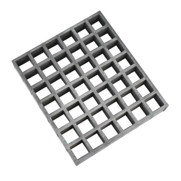 UV Resistant Glass Fibre Grating Sheets Customized Shape for Construction