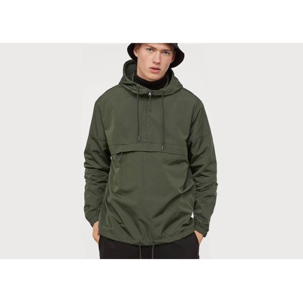 Hood Clothing Nylon Bomber Jacket Mens Fashion Trend Lightweight Cagoule