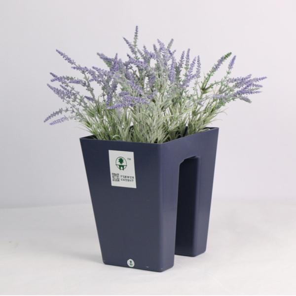 H22cm Saddle Shaped Self Watering Houseplant Pots For Balcony Or Office Table