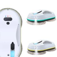 Laveur de vitres Bagless de robot ultra mince de corps avec deux roues propres 290 * 145 * 94MM