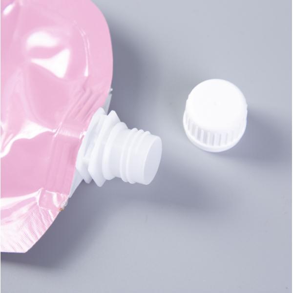 1000ml Color Printing Beverage Self Suction Nozzle Packaging Bag With Spout