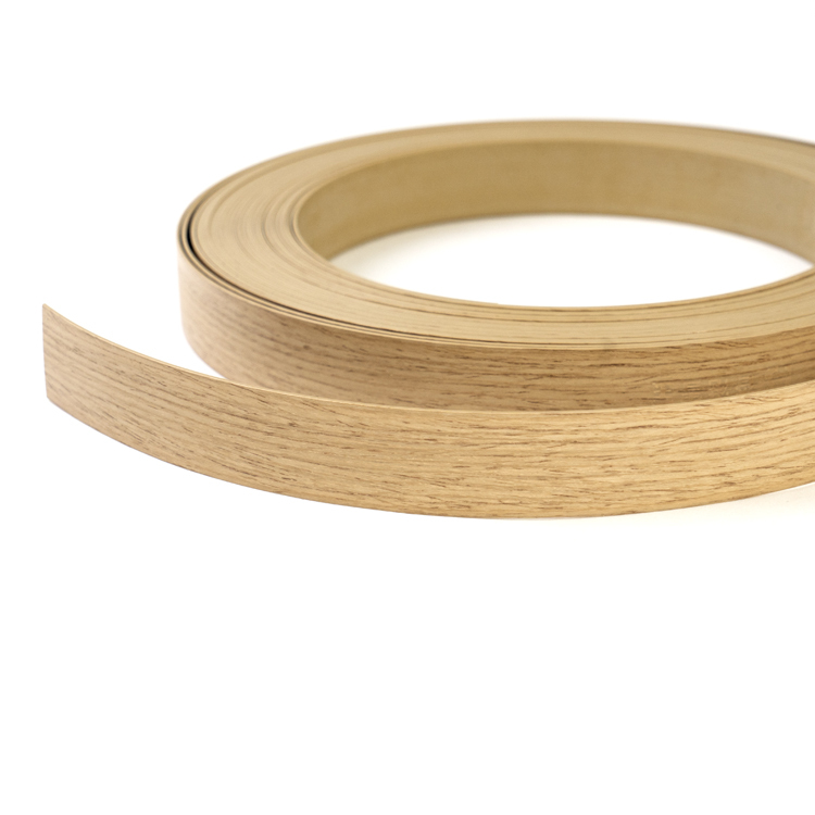 Natural Oak Wood Grain PVC Edge Banding Tape for Furniture Cabinet Flexible Edge Trim
