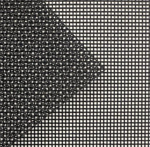 Woven Vinyl 30% Polyester 70% PVC Open Mesh Fabric For  Outdoor Pool Fence