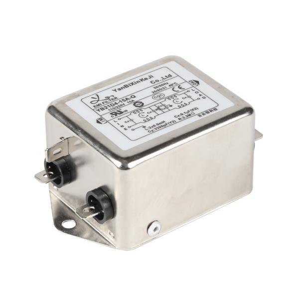 Фильтр силы компакта частоты фильтра EMI 50/60Hz YB21D4-15A-Q низкопроходный