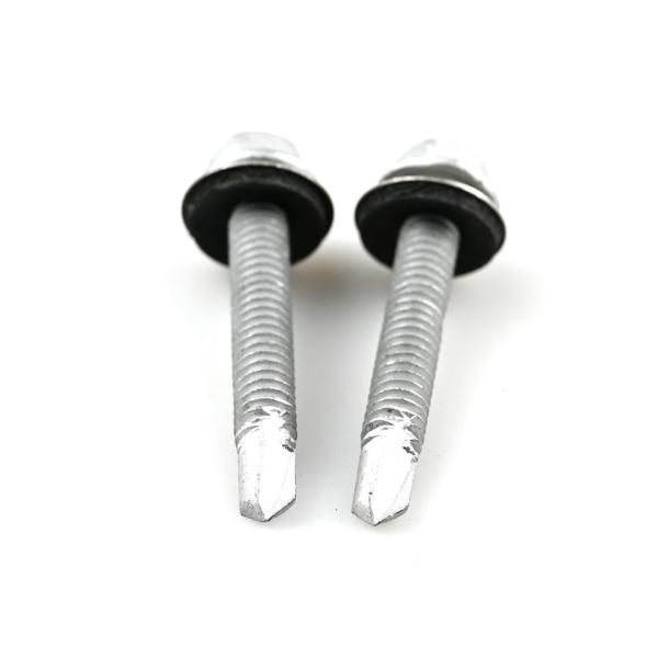 Steel Structure Roofing Screw with Bi-Metal Hexagon Head and EPDM Washer 6.3x45 T/T