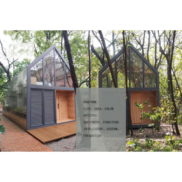 Foshan Factory Direct Portable Homes Garden House Light Steel Prefab Villa