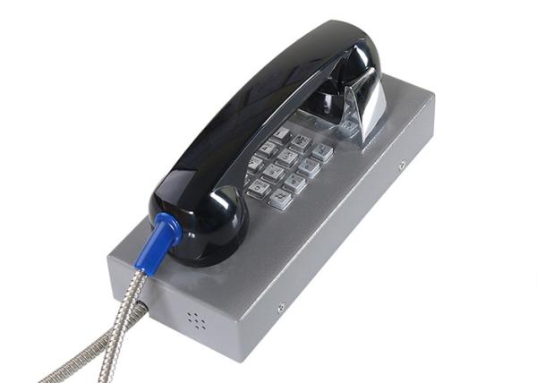 Teclado numérico durável do alojamento robusto à prova de intempéries do telefone da cadeia do interno com cor cinzenta