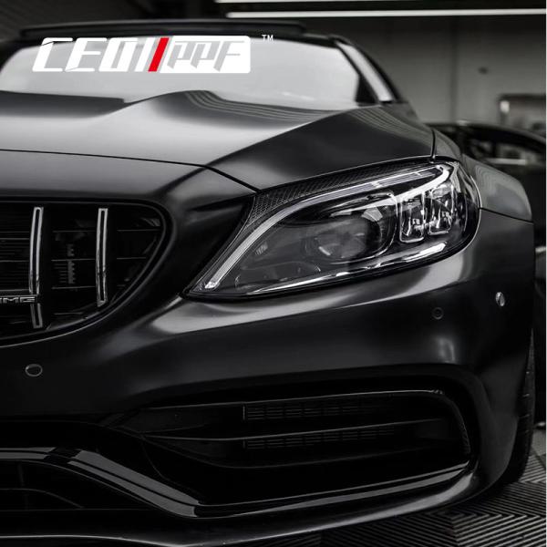 TPU negro mate TPH Película de protección de pintura de automóviles 7.5mil Autocuración