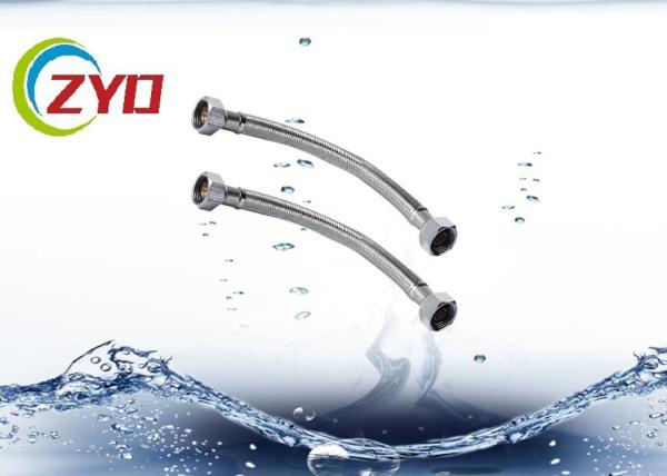 40cm Long 304 Metal High Temperature Pex Inner Tube Flexible Braided Knitted Hose For Sink Basin Faucet