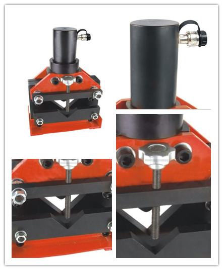 20T - 30T Transimission Line Tools Hydraulic Angle Steel Cutter For Cutting 90 Angle Steel