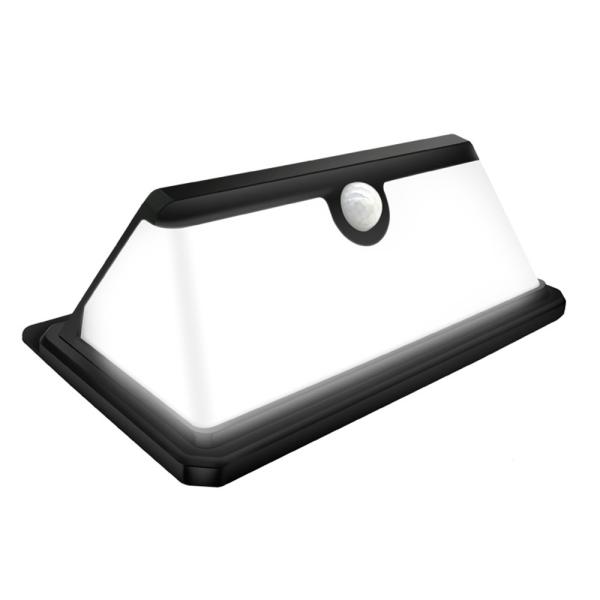 Garden Outdoor Solar Powered Light White Black Color 8-10 Meters Sensor Distance
